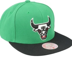 Sale Mitchell & Ness Chicago Bulls Core Basic /Black Snapback - Green