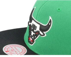 Sale Mitchell & Ness Chicago Bulls Core Basic /Black Snapback - Green