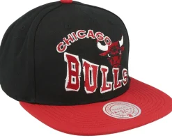 Snapback-Mitchell & Ness Chicago Bulls Crooked Path Snapback - Black