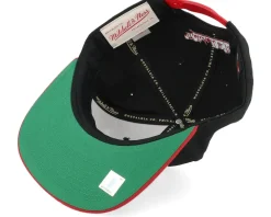 Snapback-Mitchell & Ness Chicago Bulls Crooked Path Snapback - Black