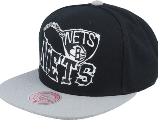 Snapback-Mitchell & Ness Chicago Bulls Crooked Path Snapback - Black