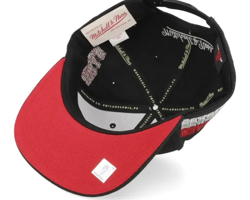 Snapback-Mitchell & Ness Chicago Bulls Drop It Black Snapback -