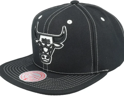 Snapback-Mitchell & Ness Chicago Bulls Glow Up Snapback - Black