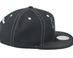 Snapback-Mitchell & Ness Chicago Bulls Glow Up Snapback - Black