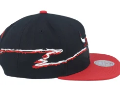 Snapback-Mitchell & Ness Chicago Bulls Life Line Black/Red Snapback -
