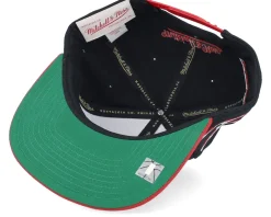 Snapback-Mitchell & Ness Chicago Bulls Life Line Black/Red Snapback -