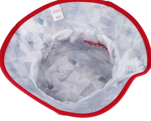 New Mitchell & Ness Chicago Bulls Lifestyle Reversible /Grey Bucket - Red