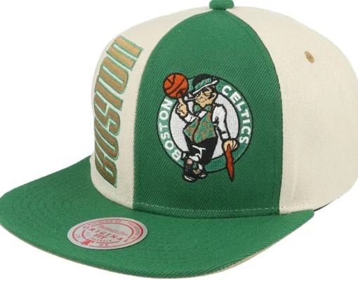 Snapback-Mitchell & Ness Chicago Bulls Pop Panel Off White/Black Snapback - Black, Beige
