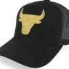 Trucker-Mitchell & Ness Chicago Bulls Suede Trucker - Black