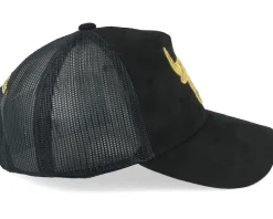 Trucker-Mitchell & Ness Chicago Bulls Suede Trucker - Black