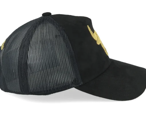 Trucker-Mitchell & Ness Chicago Bulls Suede Trucker - Black