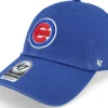 Dad Cap-47 Brand Chicago Cubs Clean Up Royal Blue/Red Adjustable -