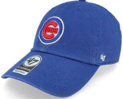 Dad Cap-47 Brand Chicago Cubs Clean Up Royal Blue/Red Adjustable -