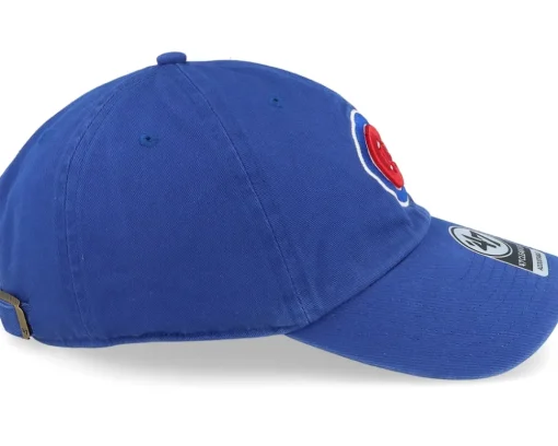 Dad Cap-47 Brand Chicago Cubs Clean Up Royal Blue/Red Adjustable -