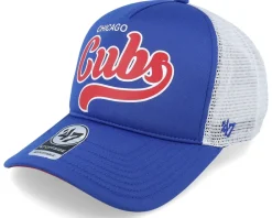 Trucker-47 Brand Chicago Cubs Foam Script Offside Royal Trucker - Blue