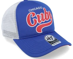 Trucker-47 Brand Chicago Cubs Foam Script Offside Royal Trucker - Blue