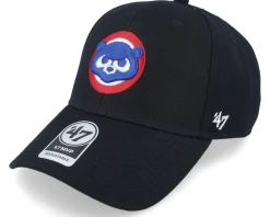 Adjustable-47 Brand Chicago Cubs Mvp Black/Red Adjustable -