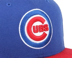 Snapback-47 Brand Chicago Cubs Sure Shot 2 Tone Blue/Red Snapback -