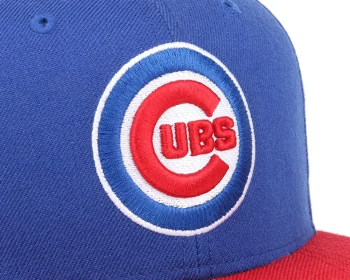 Snapback-47 Brand Chicago Cubs Sure Shot 2 Tone Blue/Red Snapback -