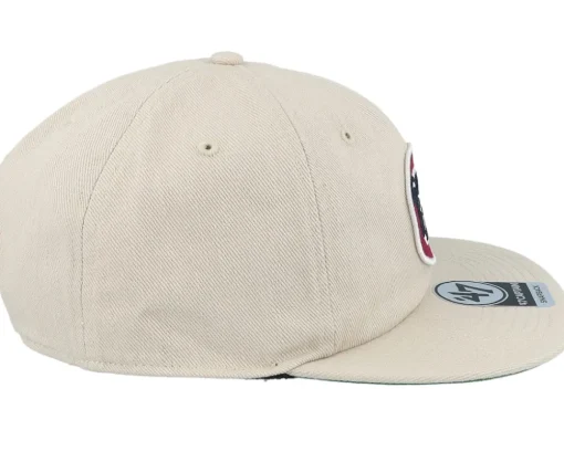 Best 47 Brand Chicago Cubs Wayback Captain Khaki Snapback - Beige