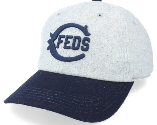 Dad Cap-American Needle Chicago Federals Archive Legend Hther Gray/Navy Dad Cap -