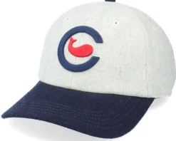 Dad Cap-American Needle Chicago Whales Archive Legend Ivory & Navy Dad Cap -