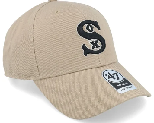 Adjustable-47 Brand Chicago White Sox Cooperstown Mvp Khaki Adjustable -
