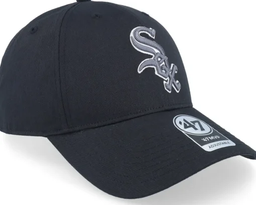 Adjustable-47 Brand Chicago White Sox Freeform Snap Mvp Adjustable - Black