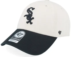 Dad Cap-47 Brand Chicago White Sox MLB Stand 47 Clean Up Bone/Black Dad Cap -