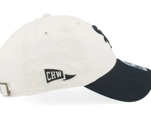 Dad Cap-47 Brand Chicago White Sox MLB Stand 47 Clean Up Bone/Black Dad Cap -
