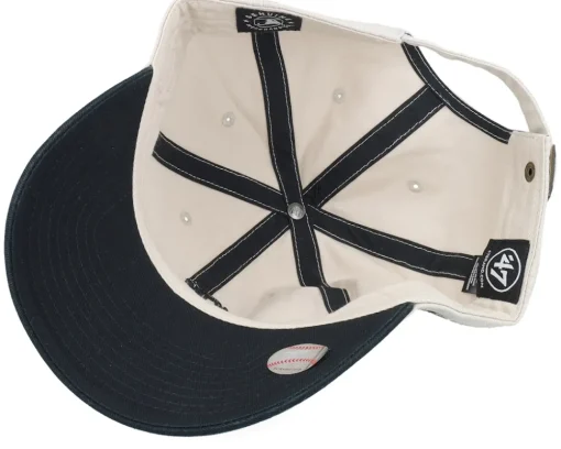 Dad Cap-47 Brand Chicago White Sox MLB Stand 47 Clean Up Bone/Black Dad Cap -