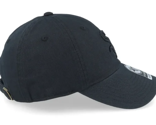 Dad Cap-47 Brand Chicago White Sox Clean Up Black Adjustable -