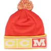 Hot CCM China Flag Knit Team Red Pom -