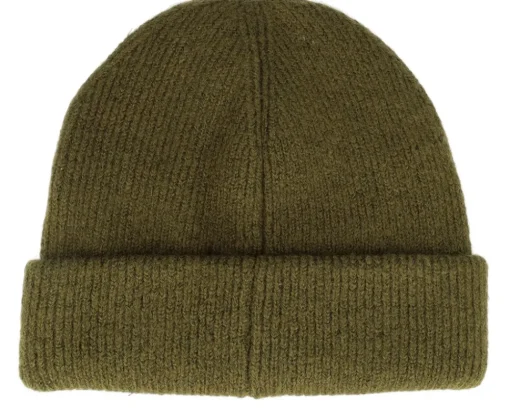 Outlet Lyle & Scott Chunky Beanie Olive Cuff - Green