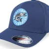 New Skillfish Cirkel Grisjävel Wooly Combed Navy Flexfit -