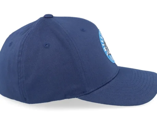 New Skillfish Cirkel Grisjävel Wooly Combed Navy Flexfit -
