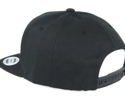 Snapback | Blanks-Yupoong Classic 5 Panel Black Snapback -