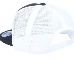 Trucker | Blanks-Yupoong Classic Black/White A-Frame Trucker Snapback -