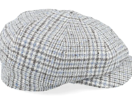 Outlet Wigéns Classic Cap Light Blue Newsboy Flat Cap -