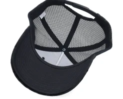 Velvet Caps-Iconic Classic Car & City Landscape Patch Velvet Black -
