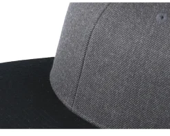 Online Yupoong Classic Charcoal/Black Snapback - Grey