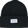 Cuff Beanies-Mitchell & Ness Classic Mark Knit Black Cuff -
