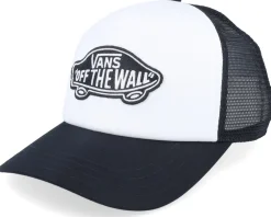 Clearance Vans Classic Patch Curved Bi Black/White Trucker -