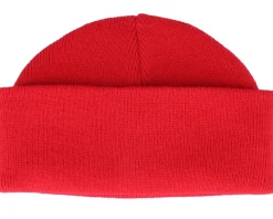 Discount Beechfield Classic Red Short Blank Beanie -