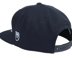 Snapback-Bearded Man Clean Script Black Snapback