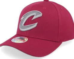 Adjustable-Mitchell & Ness Cleveland Cavaliers Burgundy Classic Red Burgundy Adjustable -