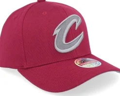 Adjustable-Mitchell & Ness Cleveland Cavaliers Burgundy Classic Red Burgundy Adjustable -