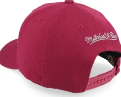 Adjustable-Mitchell & Ness Cleveland Cavaliers Burgundy Classic Red Burgundy Adjustable -