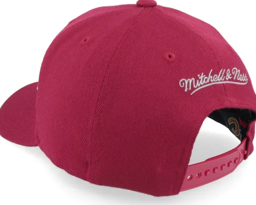Adjustable-Mitchell & Ness Cleveland Cavaliers Burgundy Classic Red Burgundy Adjustable -