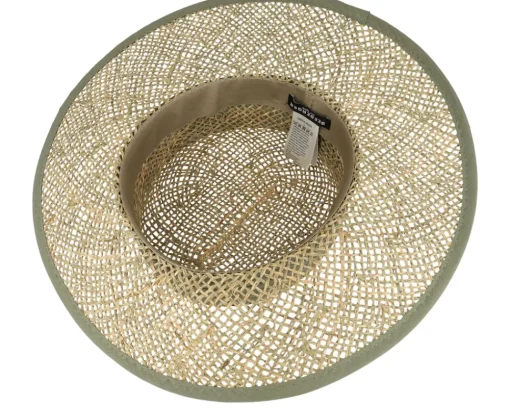 Hot Seeberger Cloche Seagras Natural/Khaki Straw Hat -